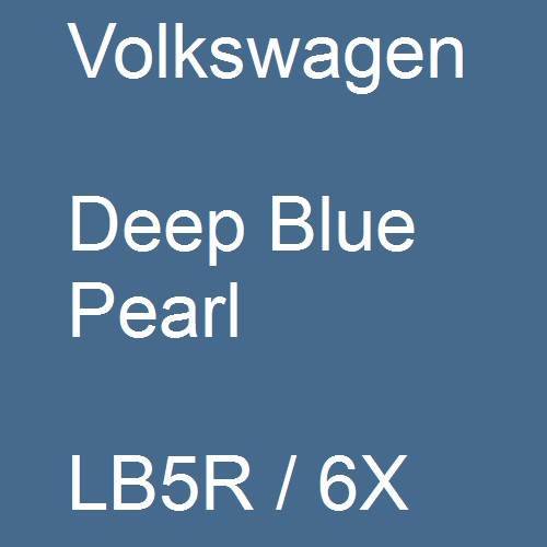 Volkswagen, Deep Blue Pearl, LB5R / 6X.